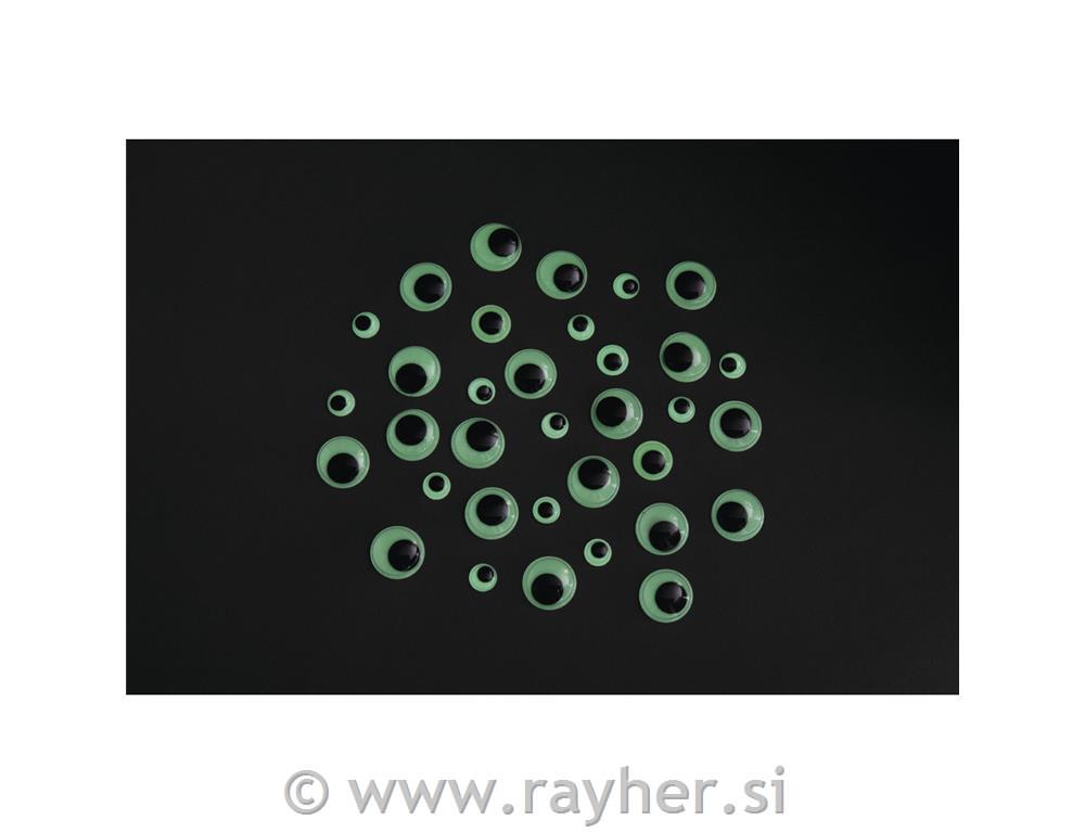 Plastic wiggling eyes,adhesive, 1500 pce