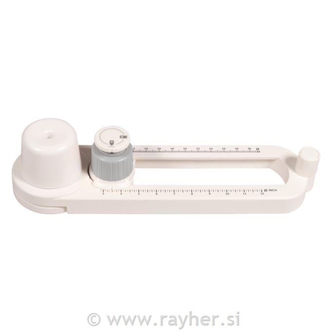 Circle cutter magnetic 8,5-30,2 cm