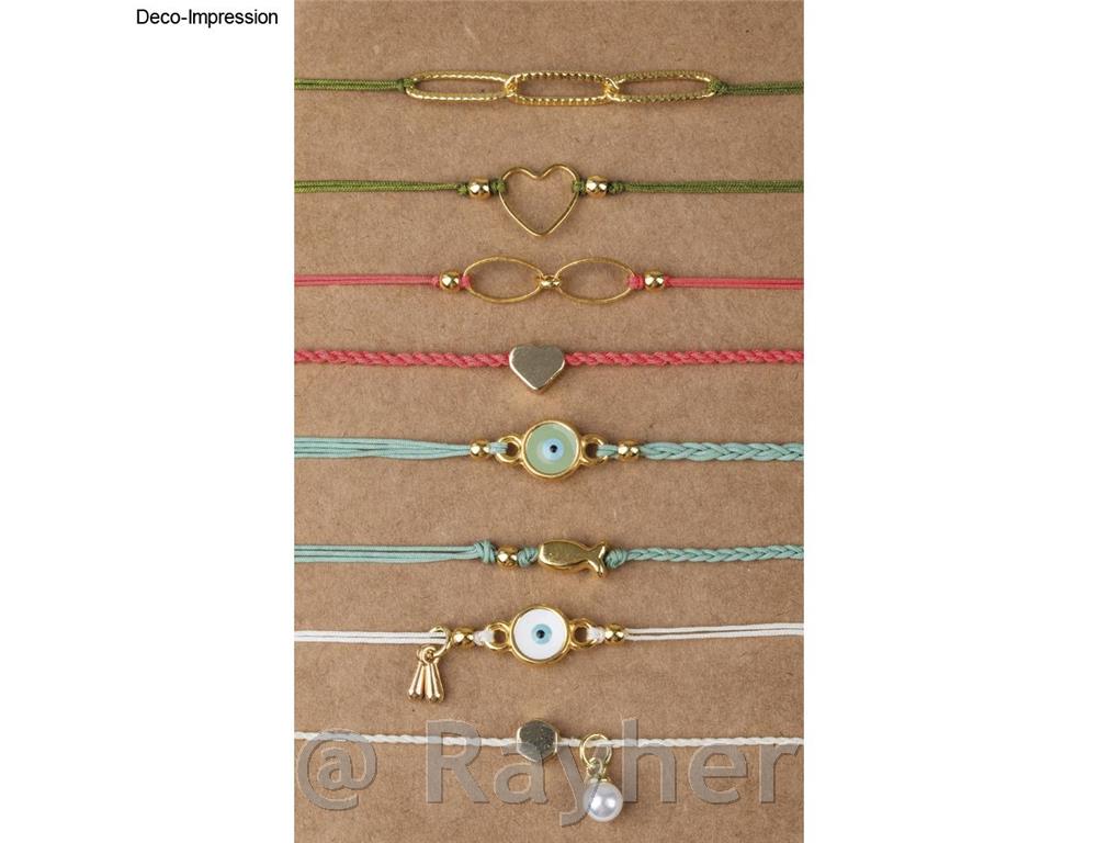 Ukrasni konac 0,5 mm, u boji4 boje, 5 m svaka, 20 m