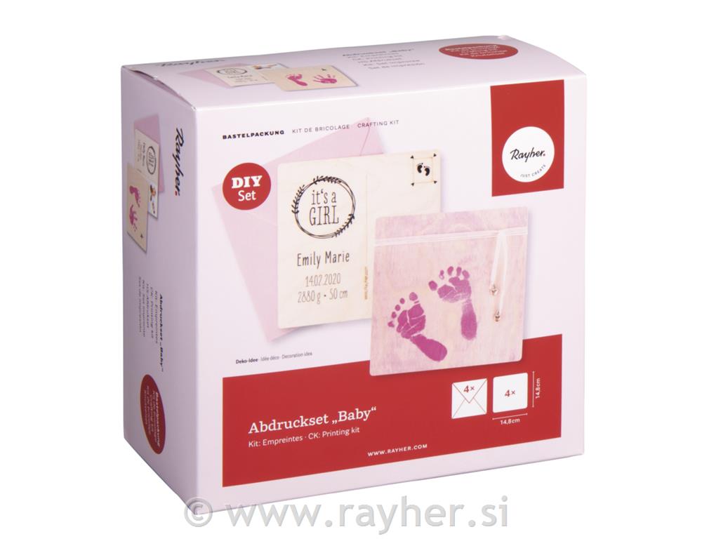Kreativni set: Otisak nogice/rukice Baby