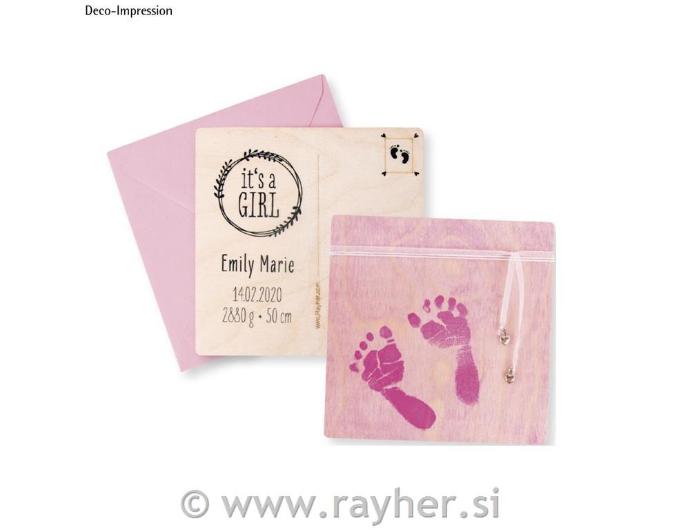 Kreativni set: Otisak nogice/rukice Baby