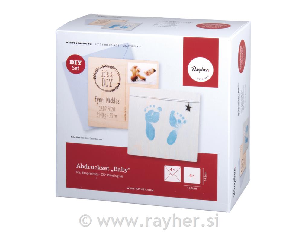 Kreativni set: Otisak nogice/rukice Baby