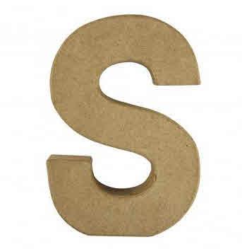 Slovo od papmacheja S, 15x10.5x3cm