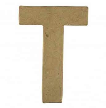 Slovo od papmacheja T, 15x10.5x3cm