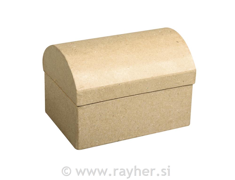 Kutija od papirne mase, sanduk, 8x5.5x5.5 cm