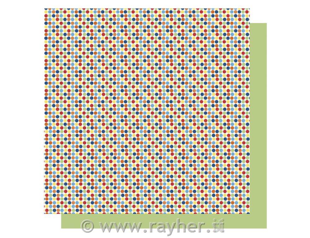Origami paper dots, FSC mix Credit, 15x1