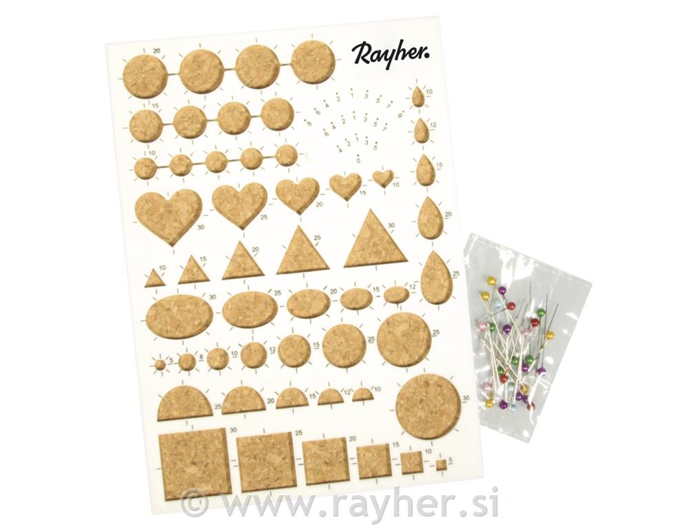 Nastavak za quilling s dnom od plutazličitih motiva