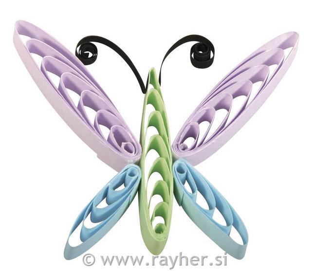 Češalj za quilling, 12 zuba, 10.5x6.5 cm