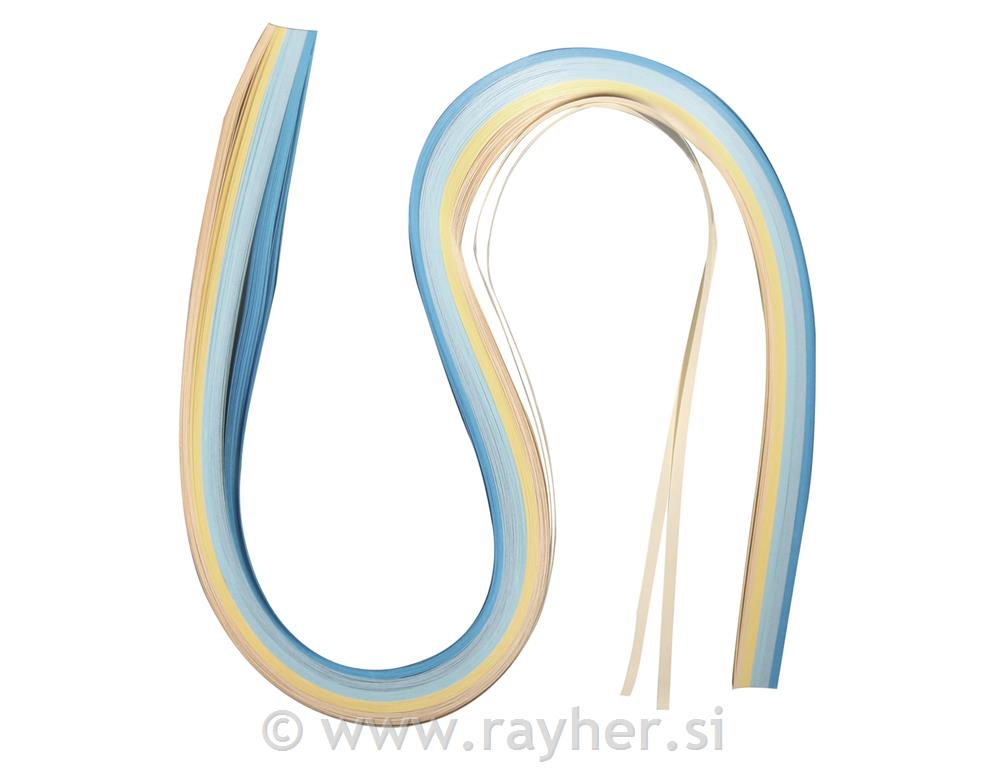 Quilling trake 53x0.3 cm, 100 kom, plavožute