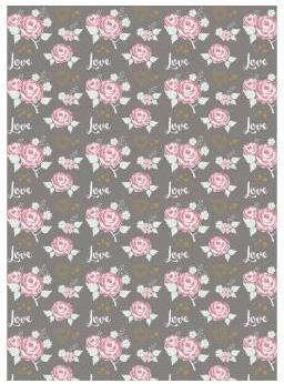 Karton Romantic Love, bež, 213x310mm, 190 g/m2