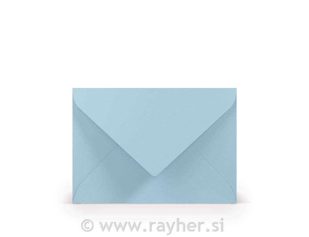 Kuverta B6, 125x176 mm, svetlo modra, set 5