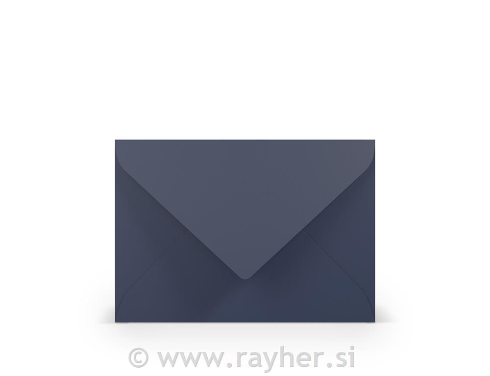 Envelope B6 125x176mm 100g set 5; denim blue
