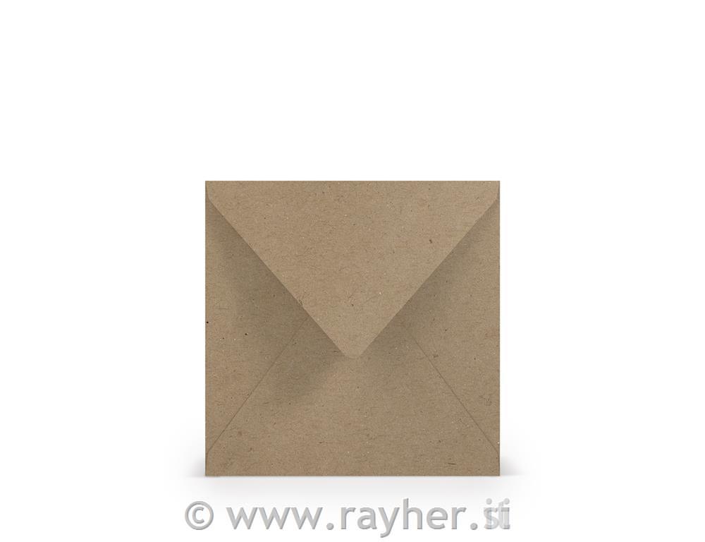Envelope Square 164x164mm set 5; kraft