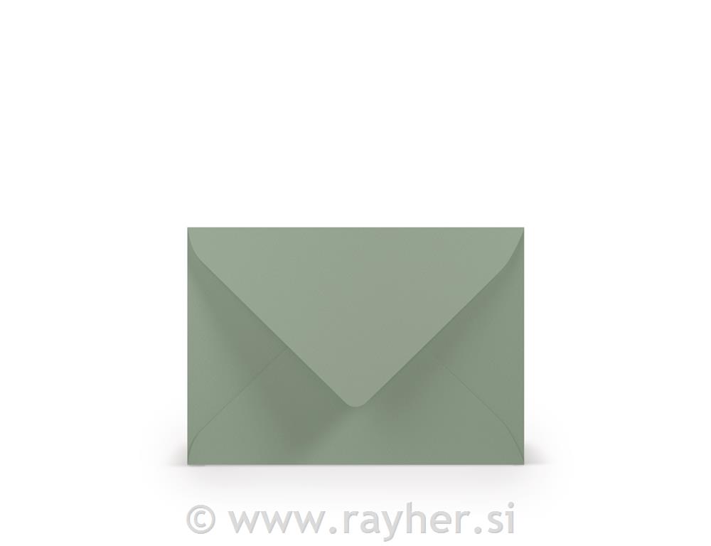 Envelope C6 114x162mm 100g set 5; eucalyptus