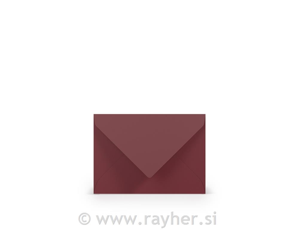 Kuverta C7 81x114mm 100g set 5 bordo