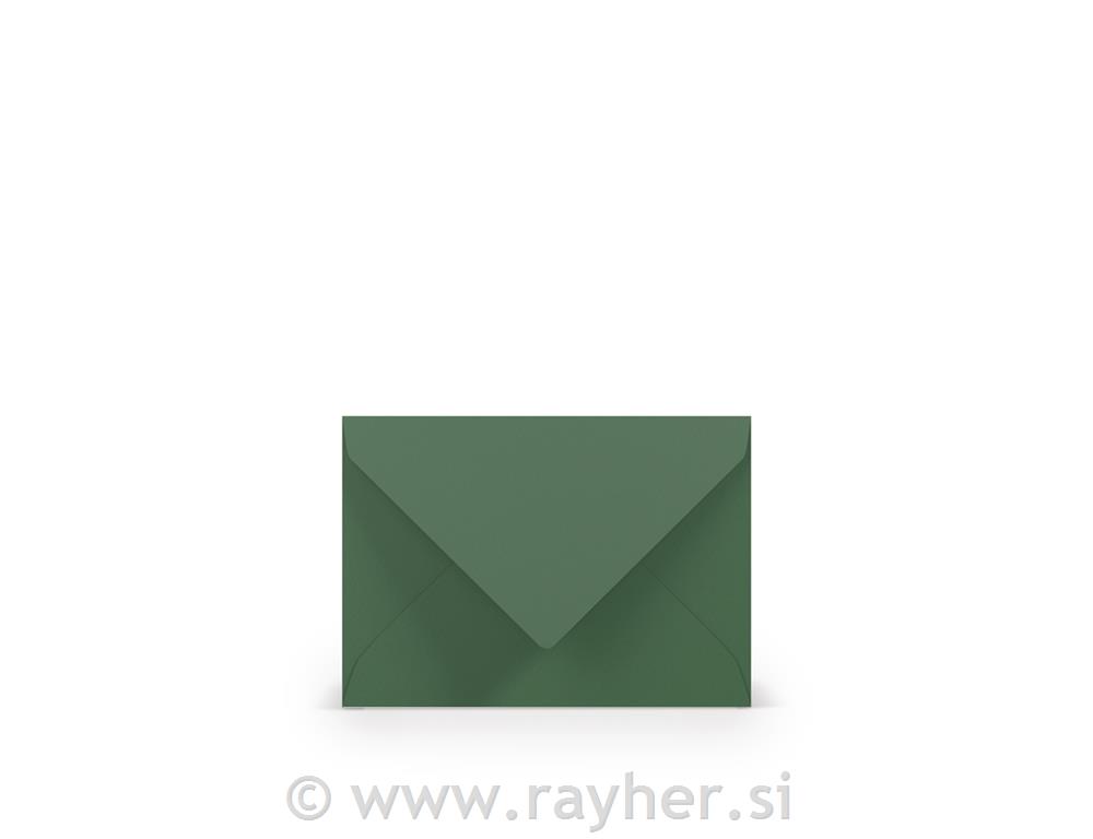 Kuverta C7 81x114mm 100g set 5 smrekovo zelena