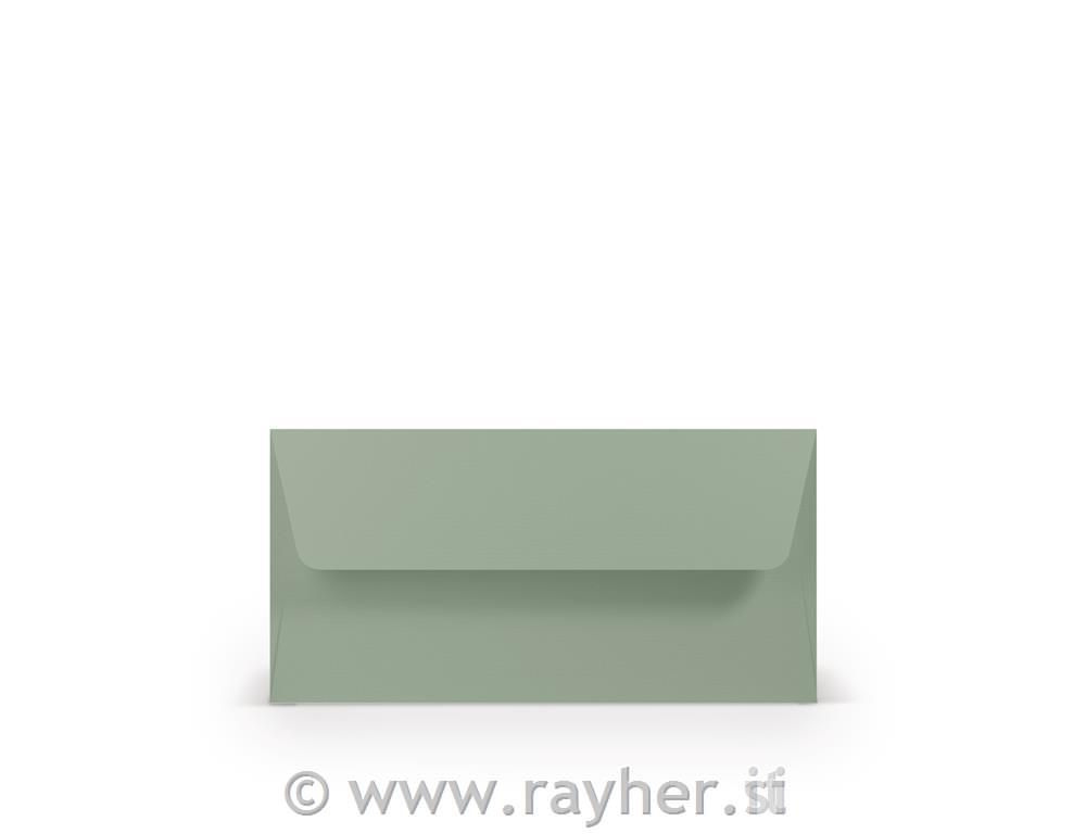 Envelope DIN Long 110x220mm 100g set 5; eucalyptus