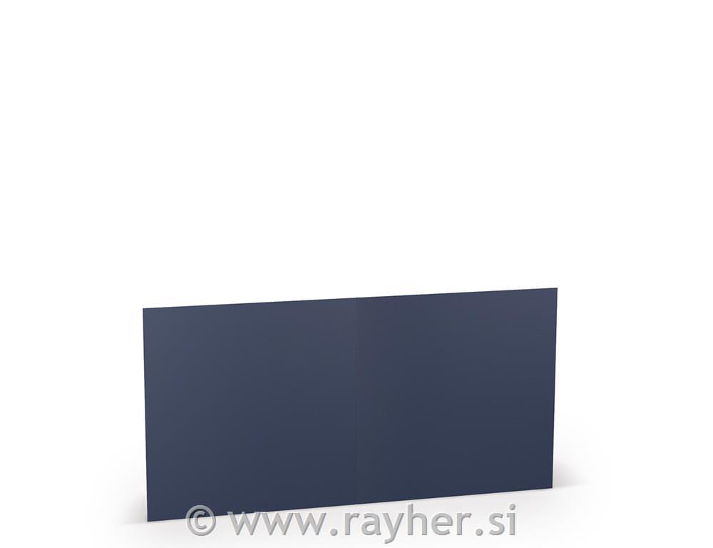 Card Square 157x157mm 220g set 5; denim blue