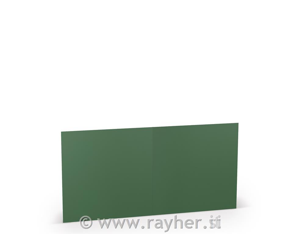 Čestitka kvadr. 157x157mm 220g set 5; smreka zelena