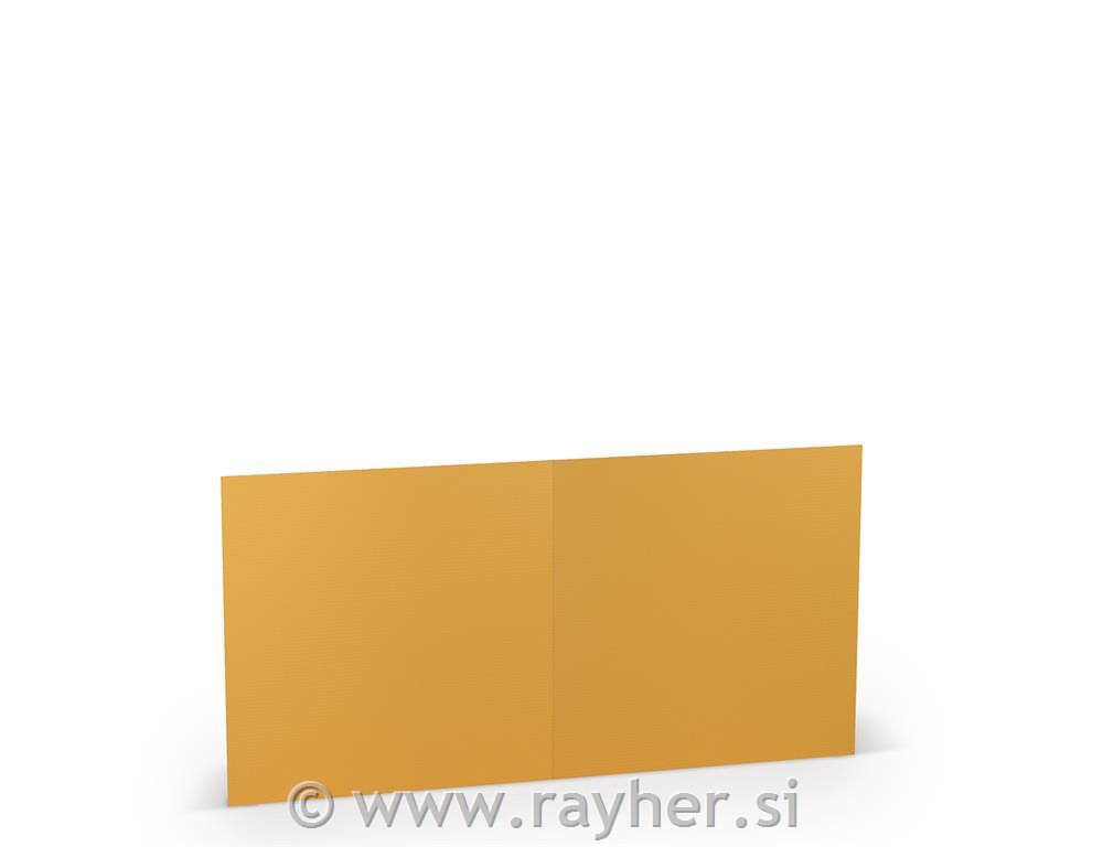 Čestitka kvadr. 157x157mm 220g set 5; oker