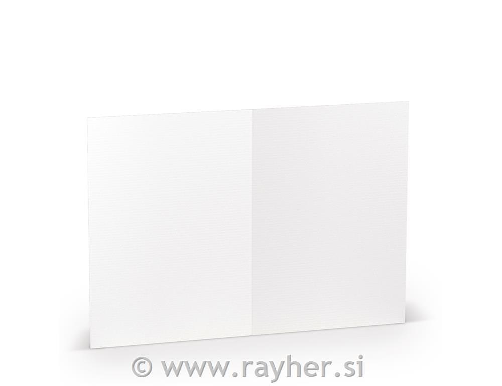 Čestitka A6 105x148mm 220g set 5; bijela