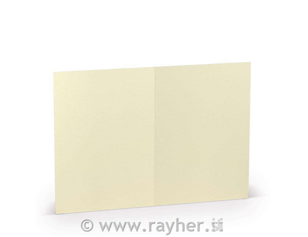 Čestitka A6 105x148mm 220g set 5; slonovača