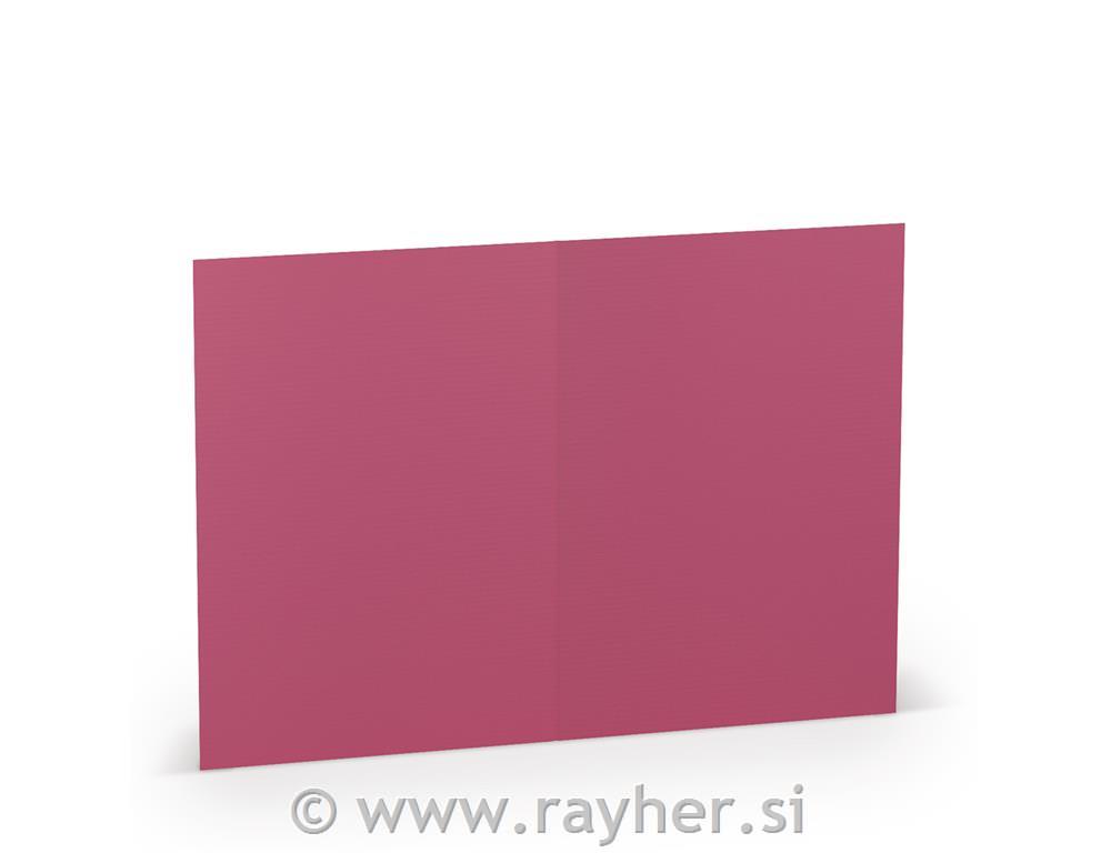Čestitka A6 105x148mm 220g set 5; fuksija