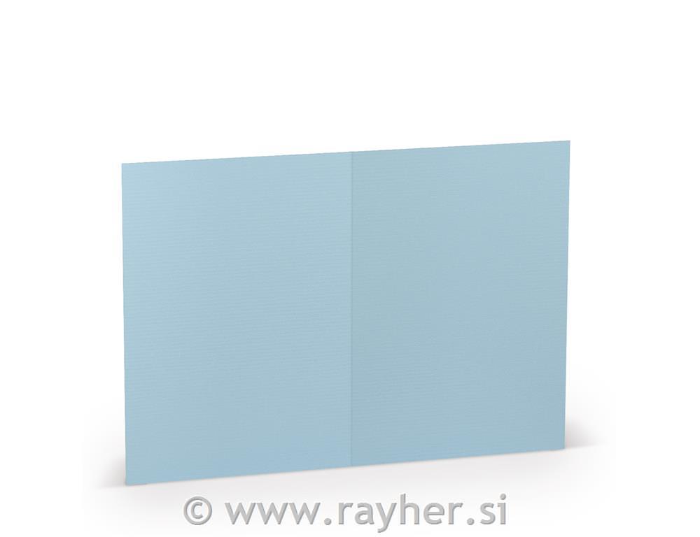 Čestitka A6 105x148mm 220g set 5; svijetlo plava