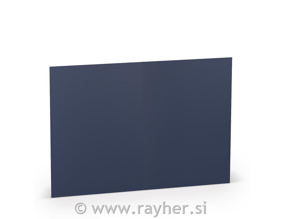 Vizitka A6 105x148mm 220g set 5 jeans modra
