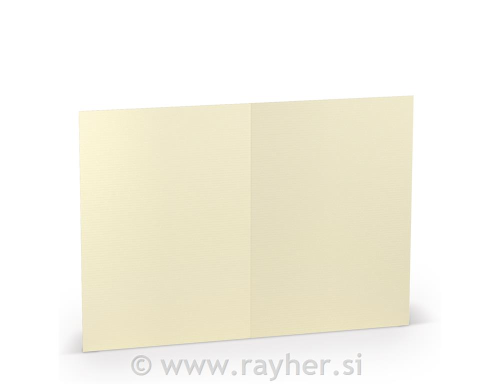 Vizitka B6 120x169mm 220g set 5 slonokoščena