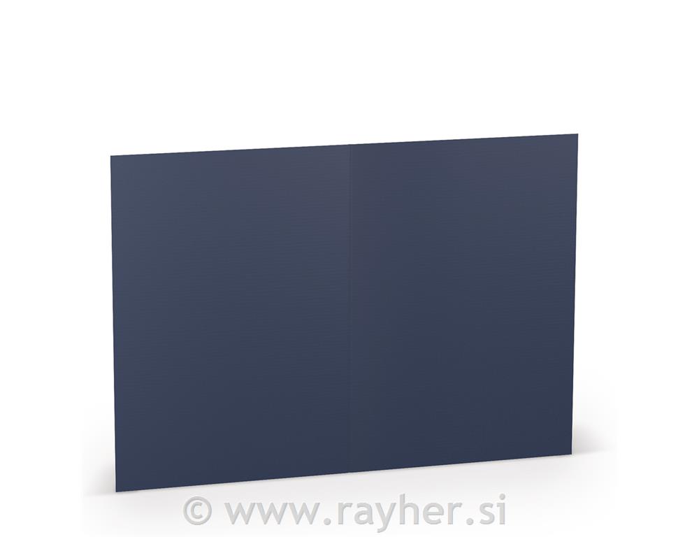 Vizitka B6 120x169mm 220g set 5 jeans modra
