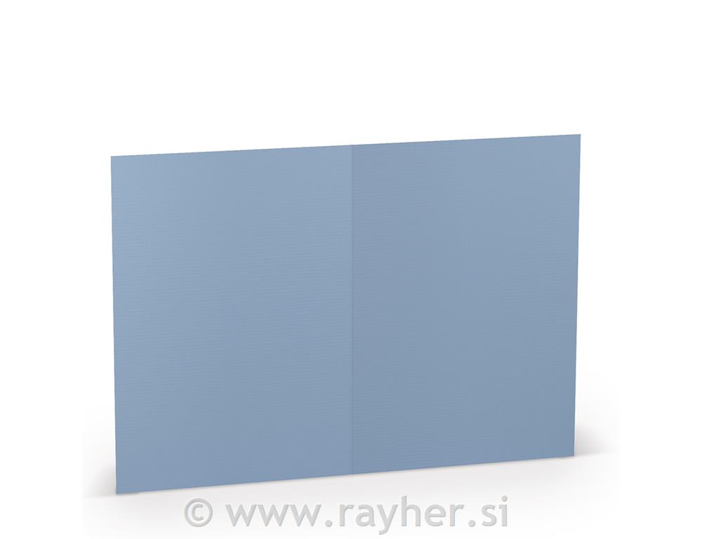 Čestitka B6 120x169mm 220g set 5; kraljevsko plava