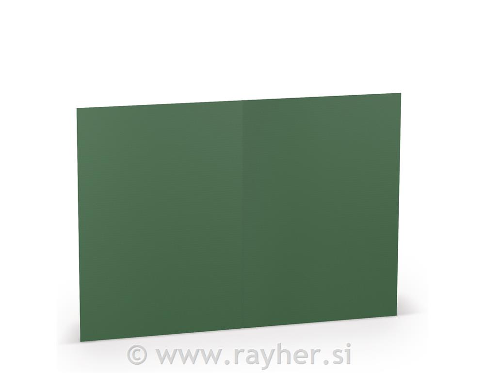 Vizitka B6 120x169mm 220g set 5 smrekovo zelena