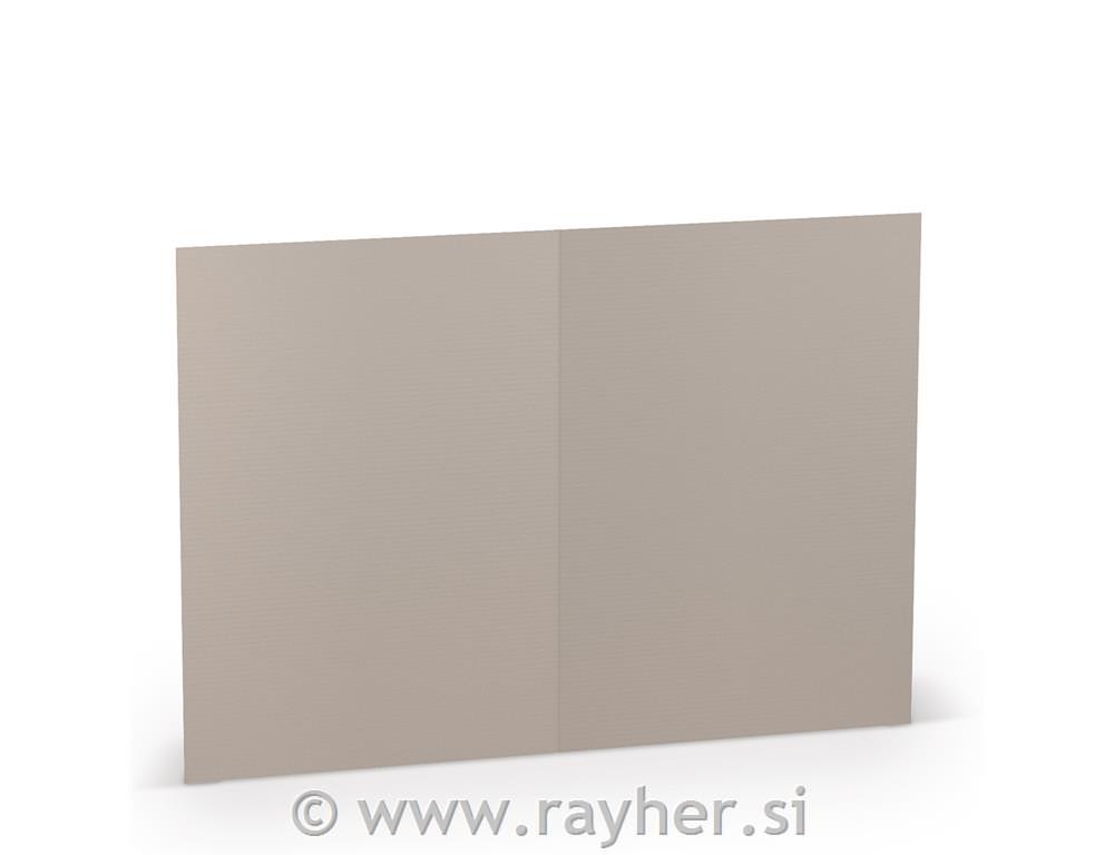 Čestitka B6 120x169mm 220g set 5; taupe