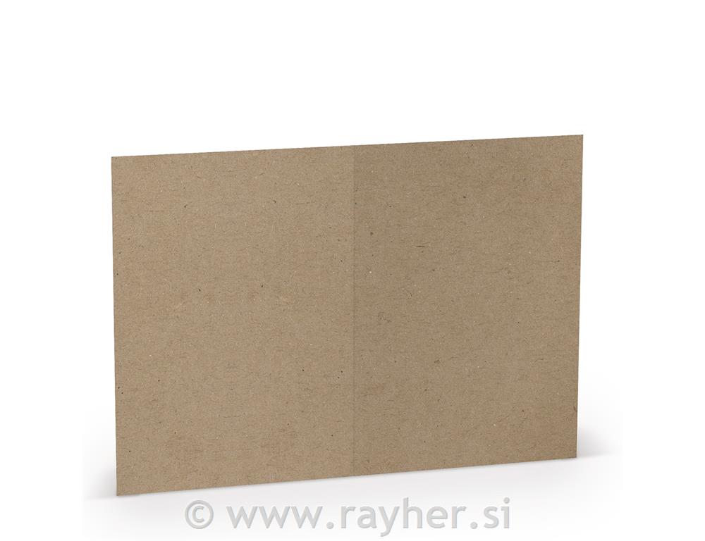Vizitka B6 120x169mm 240g set 5 naravna