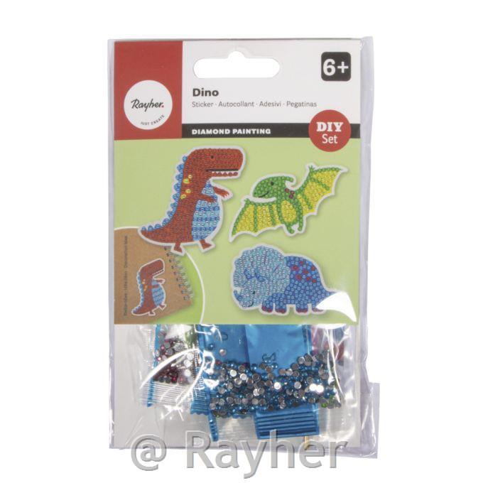 Creative set Diamond mosaic stickers Dinosaur