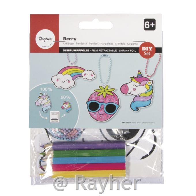 Kreativni set Skupljajuća folija privjesci