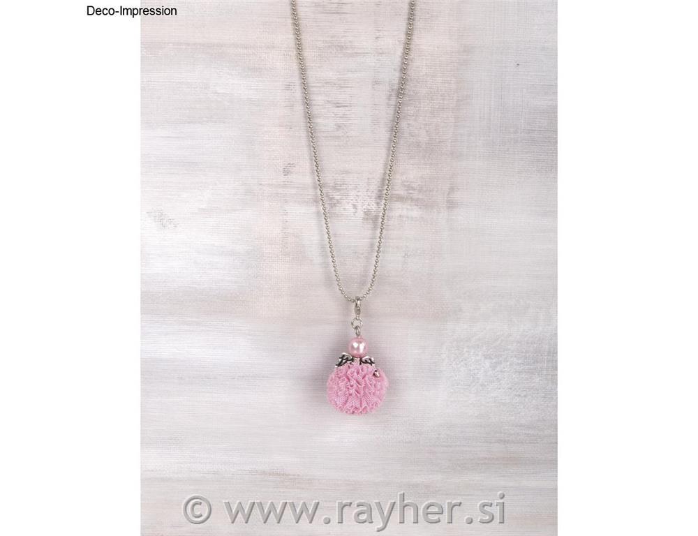 Set za stvaranje: Pompon anđeo, pink, se