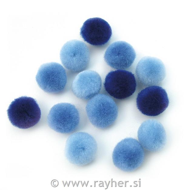 Cofki, modre barve, 15 mm, 60 kom.