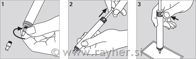 Eyelet-Setter, with 6 tips, snap fastene
