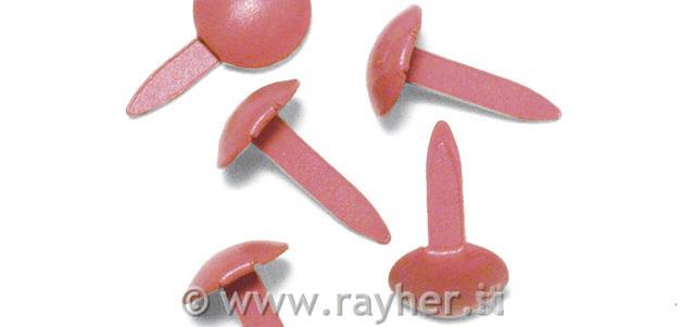 Rascjepke "okrugle", ružičaste, 4 + 8 mm, 75 kom