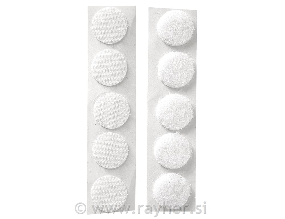 Ježki za zapiranje, 19 mm, 10 kom, samolepilni