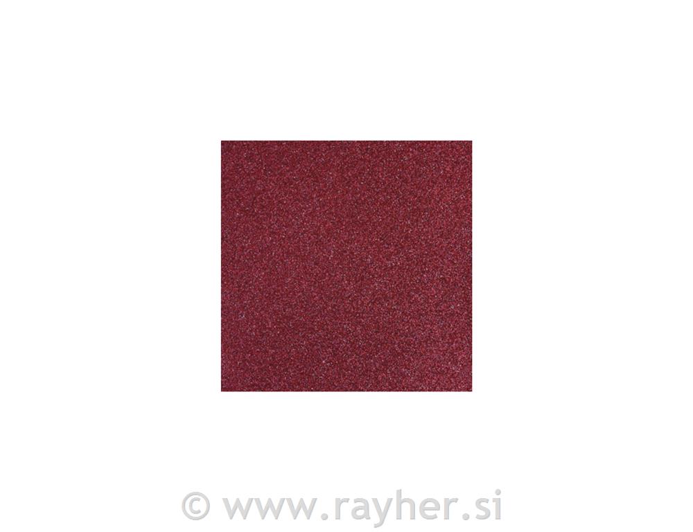 Scrapbooking papir z bleščicami, bordo rdeč, 30,5 x 30,5 cm
