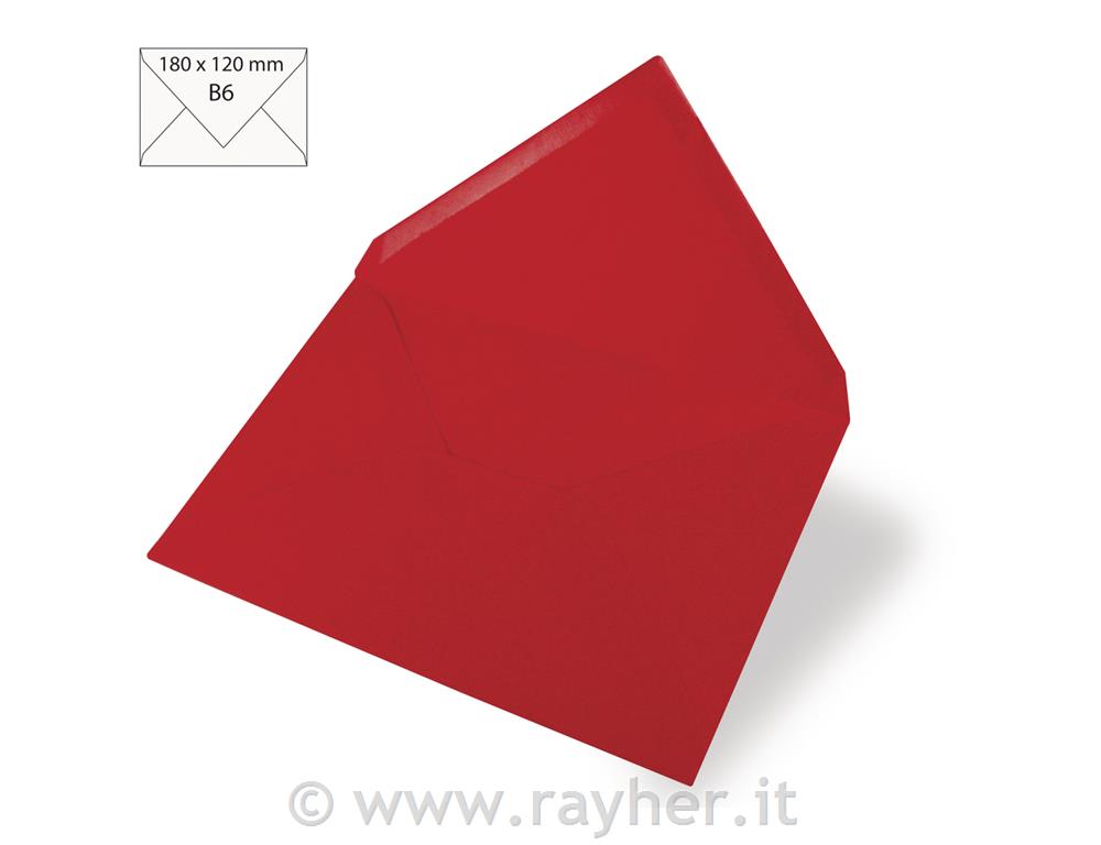 Omotnica B6, 180x120 mm, kardinal crvena, 90g