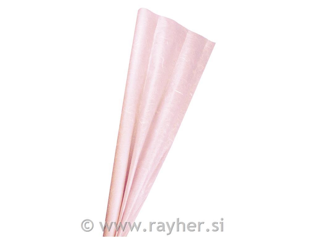 Rižin papir u roli, svijetlo ružičasti,150x70 cm