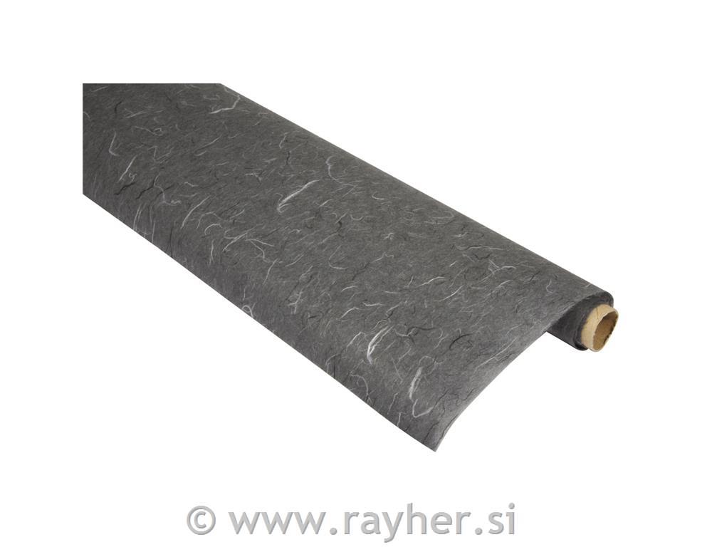 Rižev papir v roli, temno siv, 150x70cm