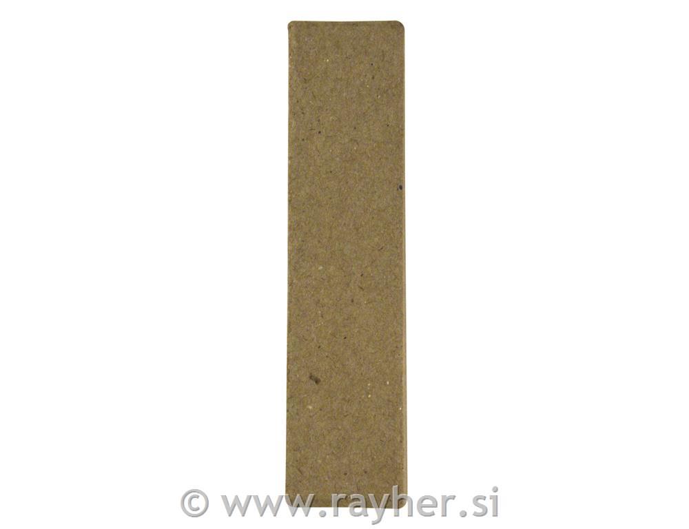 Slovo od papirne mase, I, visina 10 cm,debljina 1 cm