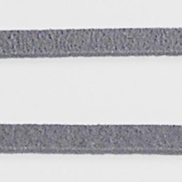 Micro suede, grey, tab-bag 1 pce., 2,5x0