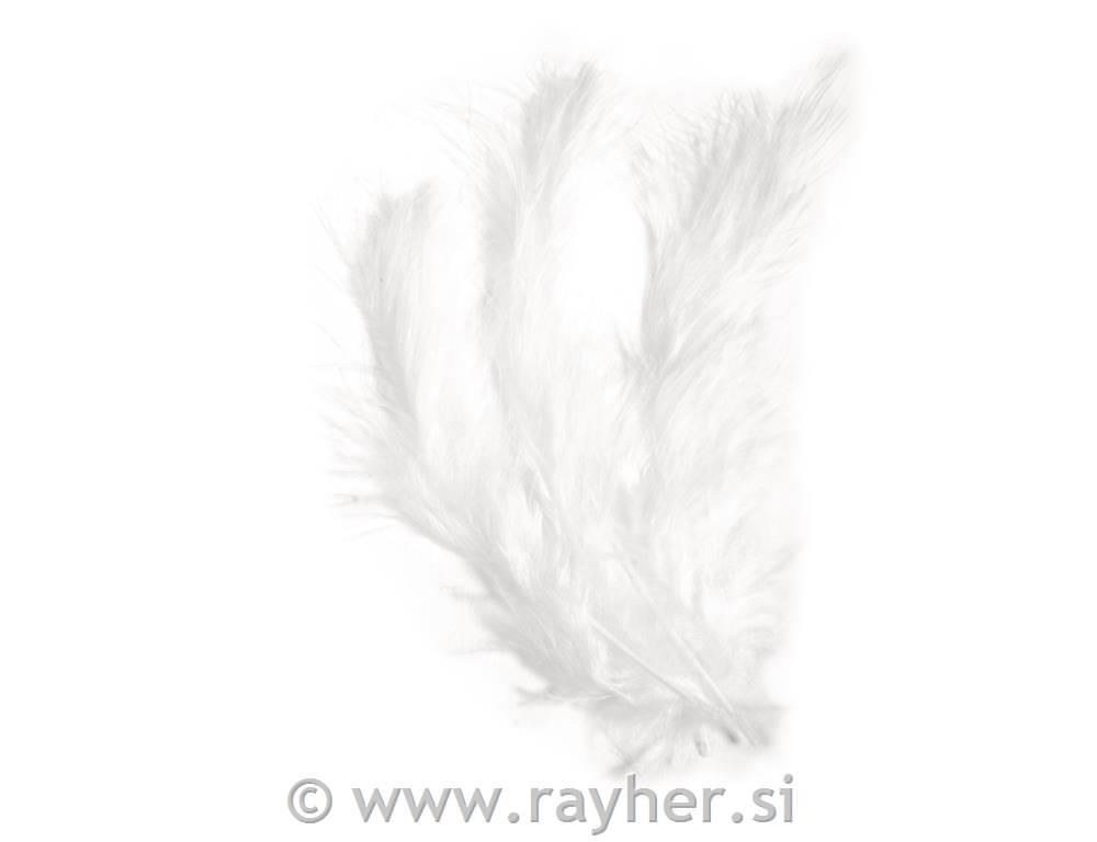 Perje paperjasto, bijelo, 10-15 cm, 15 kom
