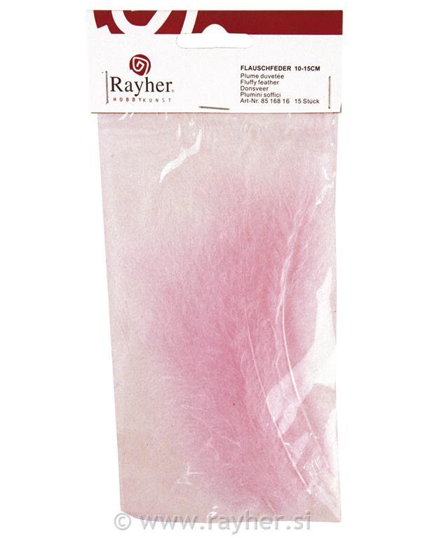 Perje paperjasto, svijetlo ružičasto, 10-15 cm, 15 kom